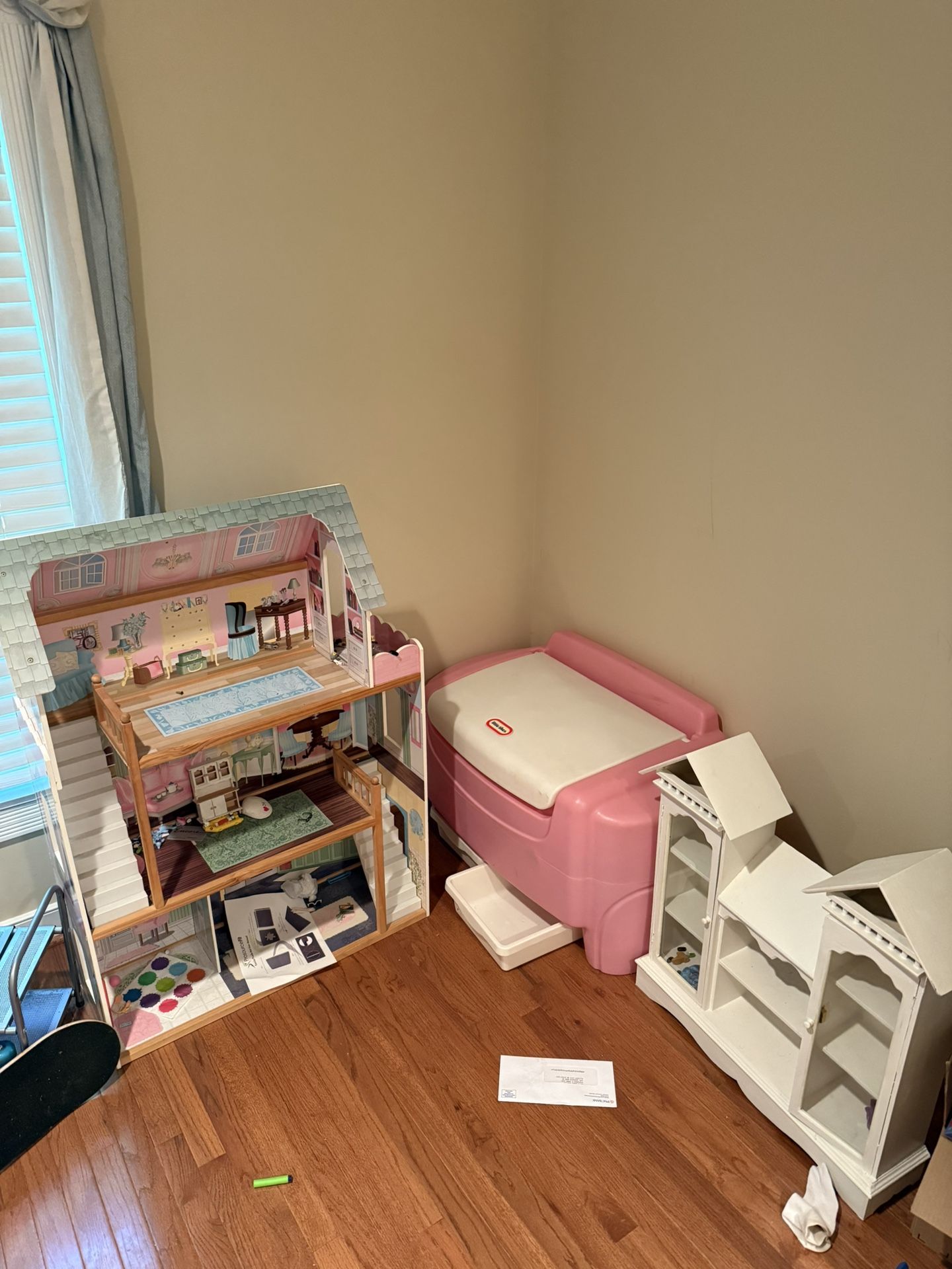 Toy Box And Doll Houses