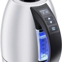 Chefman  Cordless Electric Kettle - Stainless Steel