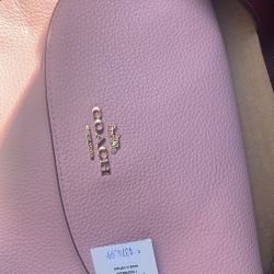 Coach Leather Pink Bag