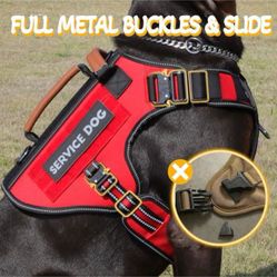 “New”Service Dog Tactical(reflective) Harness(sz Large/Med.)30-50 Lbs,adjustable,comfortable (retail$89)