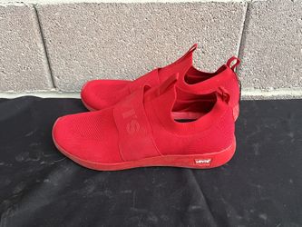 Levi's Red SLIP-ON Running Sneakers Size 11
