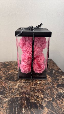 Pink Rose Bear