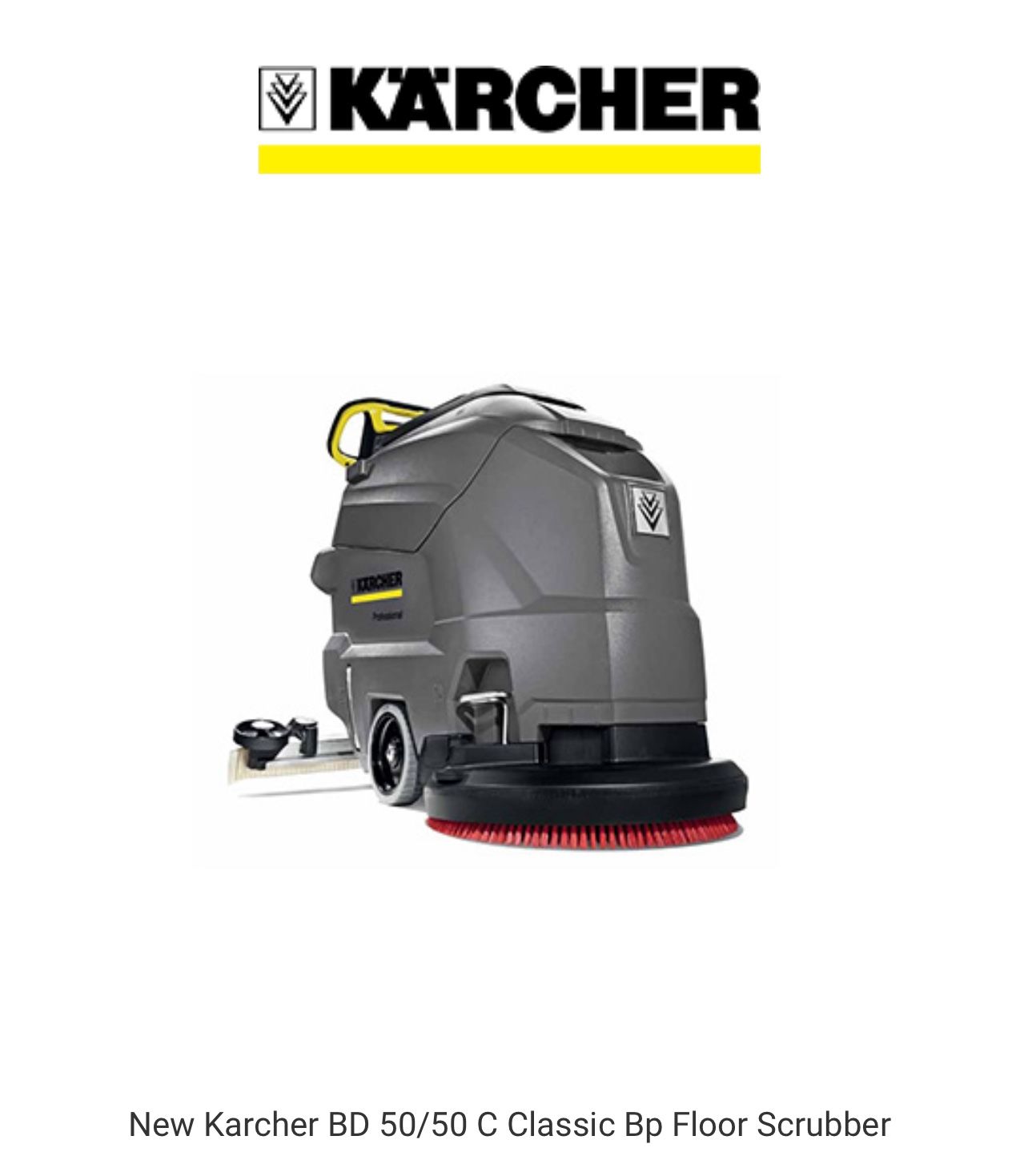 Karcher Floor Scrubber