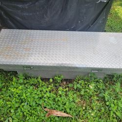 Metal Tool Box With Tools Inside
