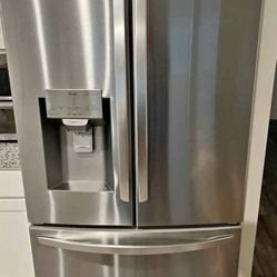 Silver LG Fridge 
