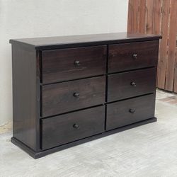 Espresso 6 Drawer Dresser 