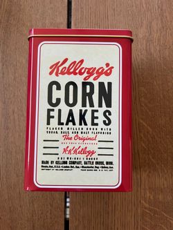 Kellogg’s Corn Flakes tin box