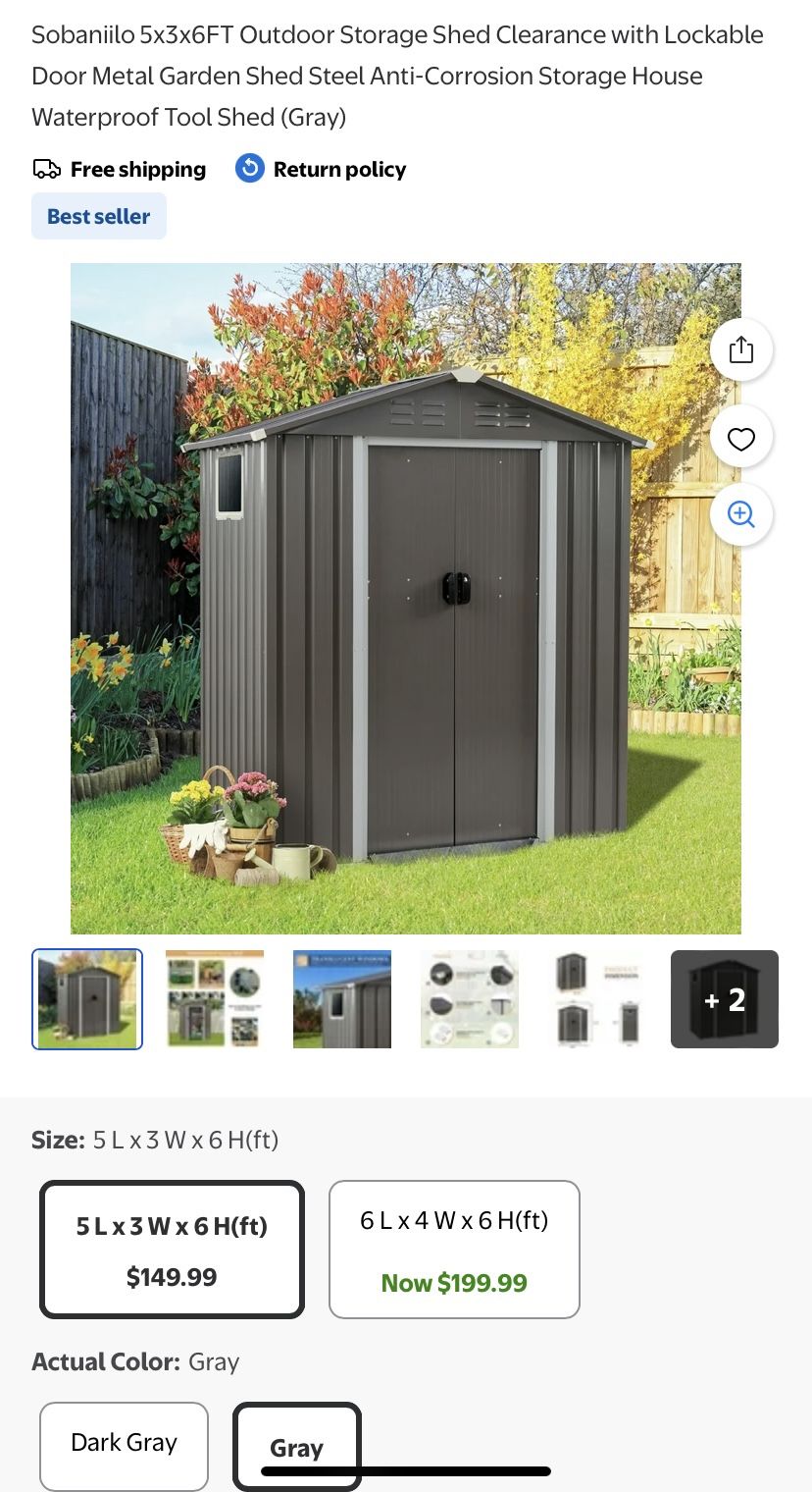 Outdoor Storage Shed