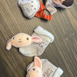 Harry Potter wrist rattles and socks