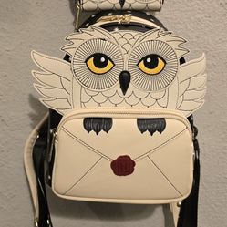 Harry Potter Hedwig Loungefly Backpack & Wallet