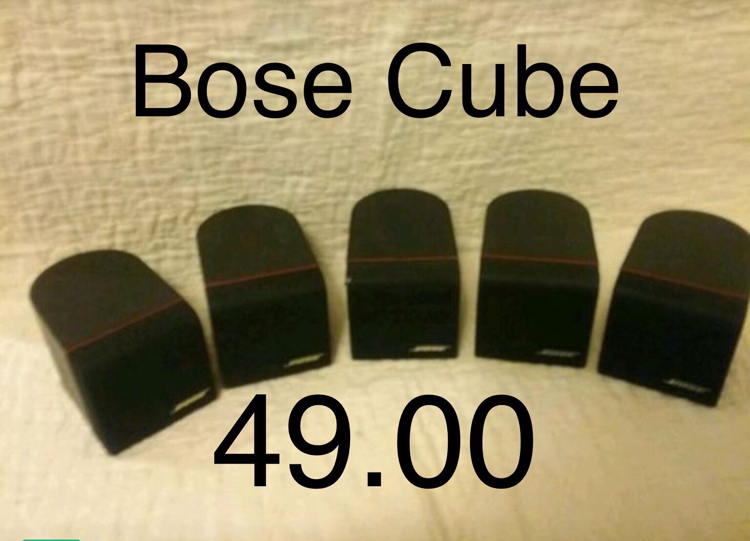Bose Cube Speakers. (5)