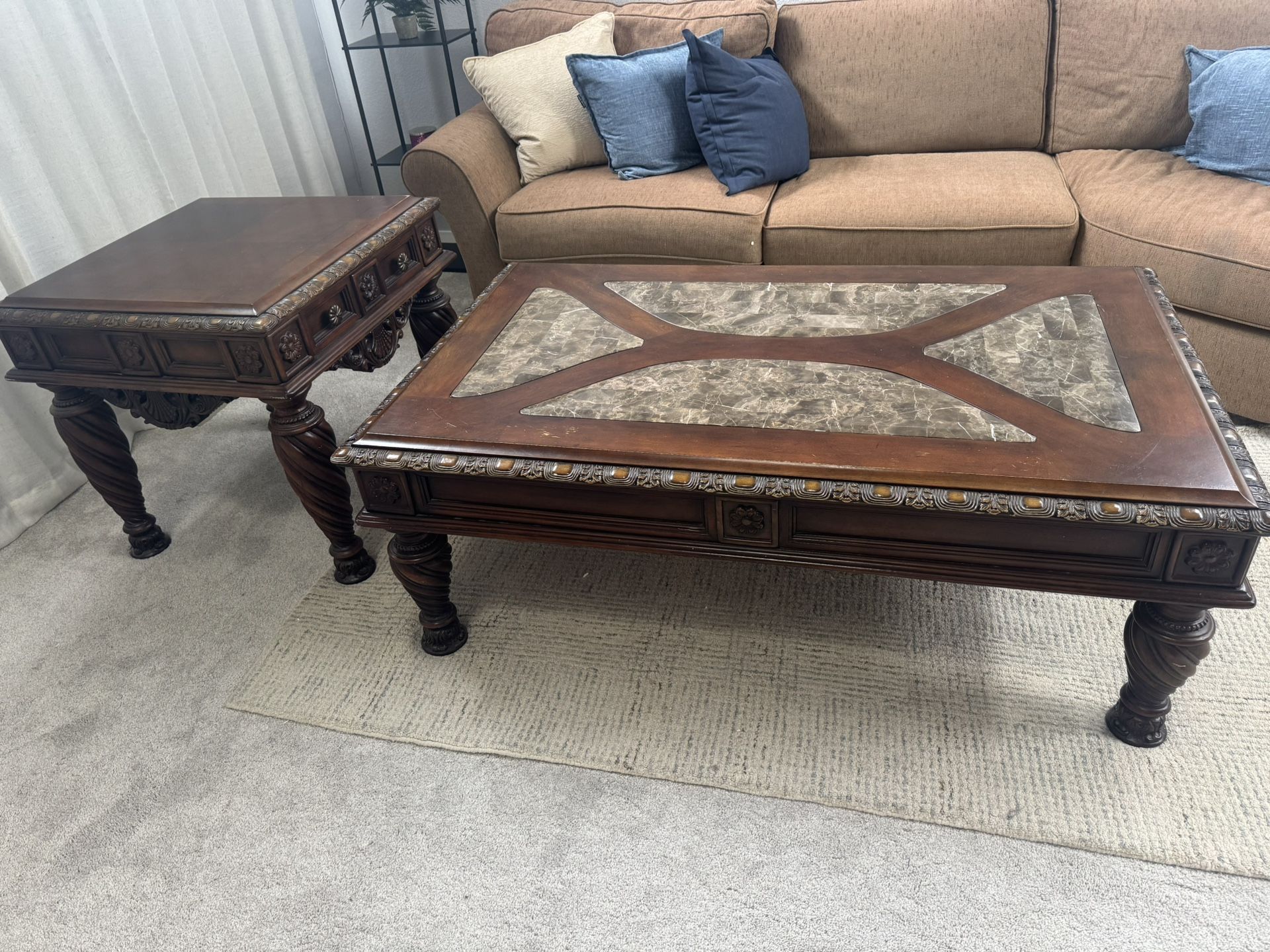 Coffee Table And Side Table