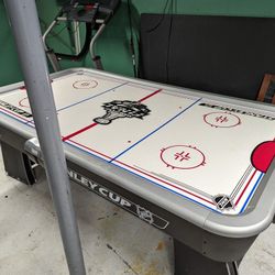 Halex NHL Stanley Cup Air Hockey Table with Ping-Pong Top

