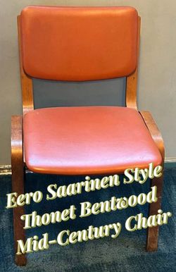 Eero Saarinen Style Thonet Bentwood Mid-Century Chair