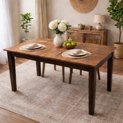 Butterfly Leaf Solid Wood 54x54 Dining Room Table (make a reasonable offer)