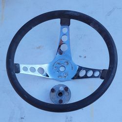 Superior Performance  500" steering wheel includes adapter 12"