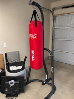 Boxing stand with bag