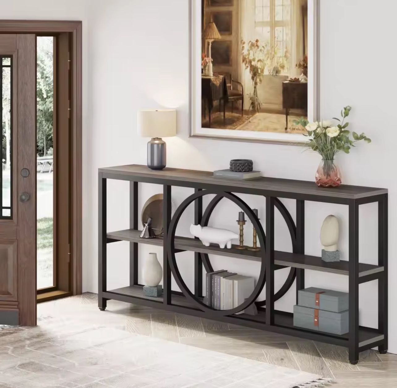 Tribesigns 70.9 inch Sofa Console Table, Extra Long Narrow Entryway ...