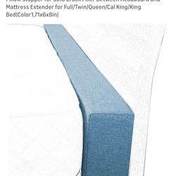 Brand new king /calking bed gap insert blue