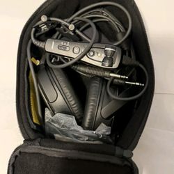 Bose A20 Aviation Headset with Bluetooth and Dual Plug Cable Black