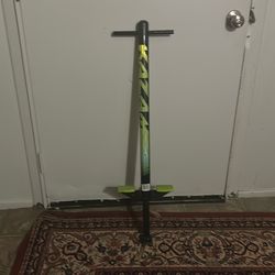Green pogo Pogo stick