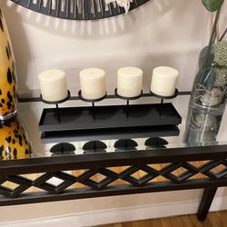 Cast Iron Candleholder (candles are Included)