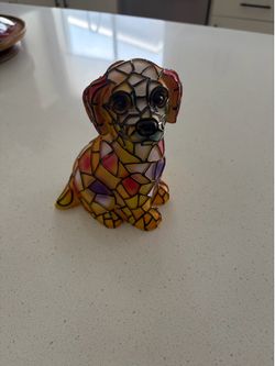 Plastic Golden Retriever light