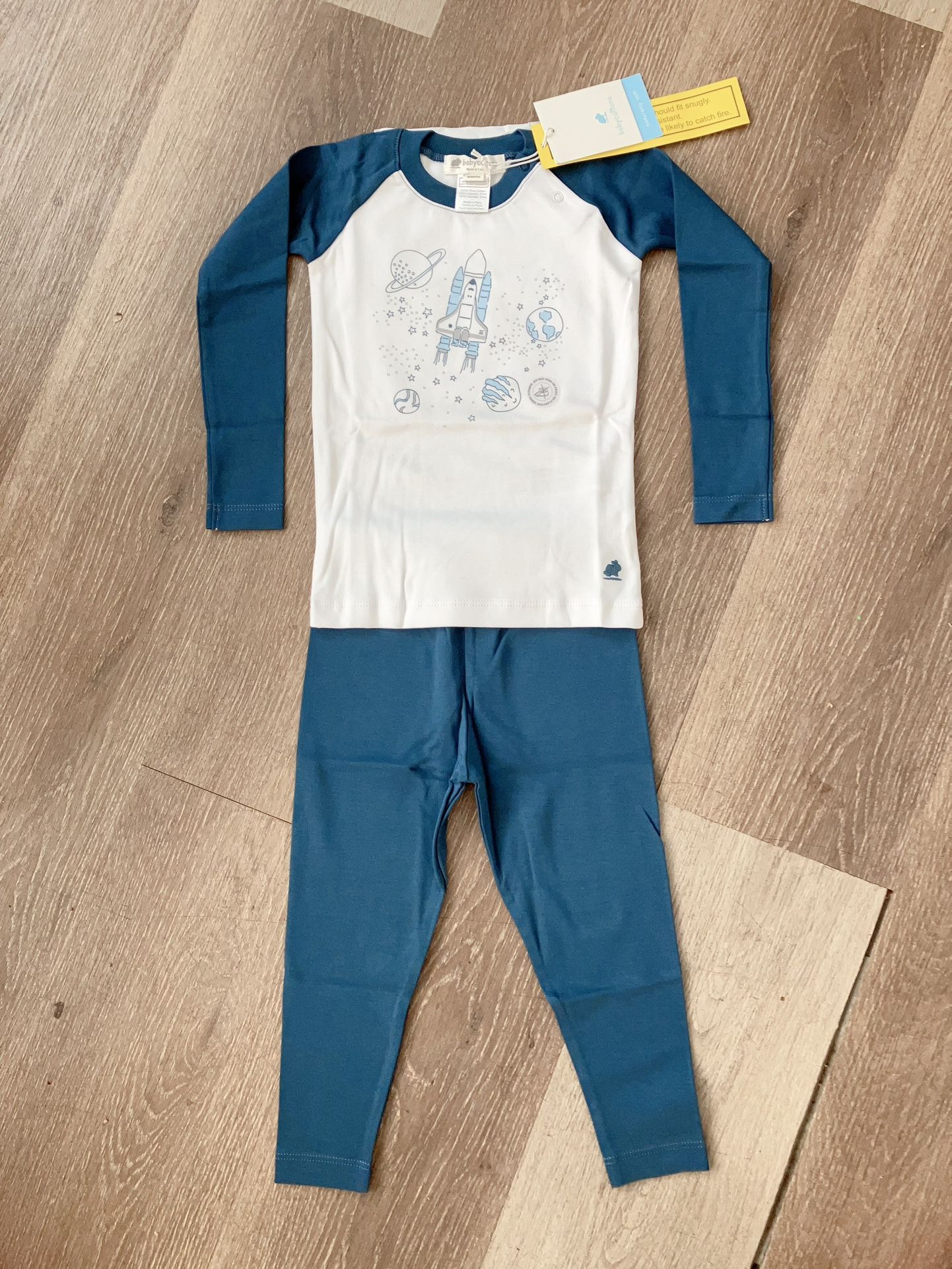 Babycotton 100% pima cotton long pajamas set