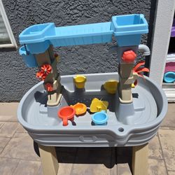Rain Shower And Flow Water Table By Step 2