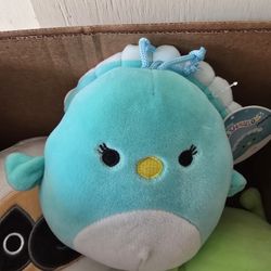 Squishmallow Peacock NWT