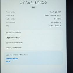 Samsung Tab A 8.4" LTE