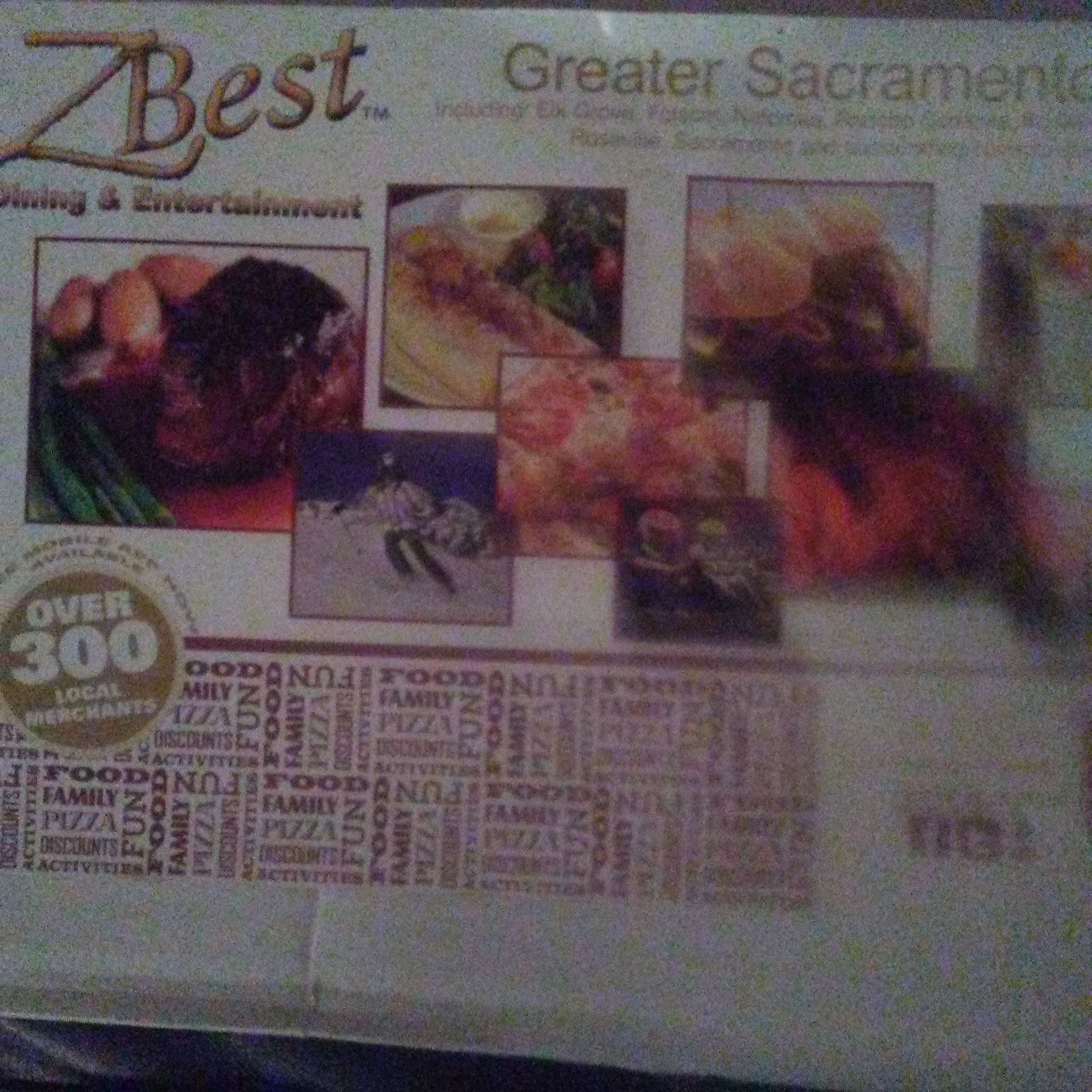 ZBest Greater Sacramento 2018 Coupon Book