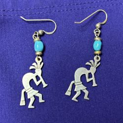 Sterling Silver With Turquoise 