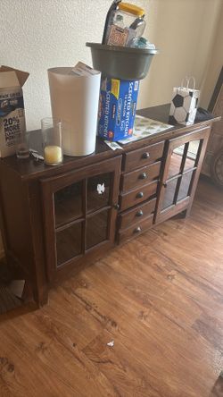 dresser and table