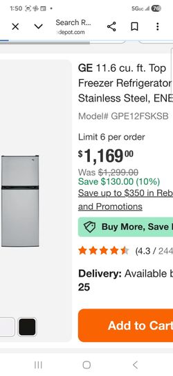 G E refrigerator