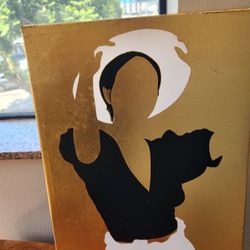 "She Dreams In Gold" Art Piece Collection (Set Of 2)