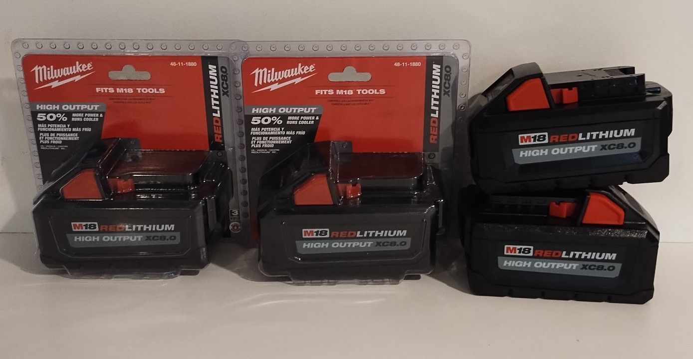 Milwaukee Red Lithium Hight Output XC 8.0 Battery