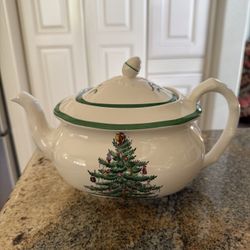 Spode “Christmas Tree” Tea kettle 