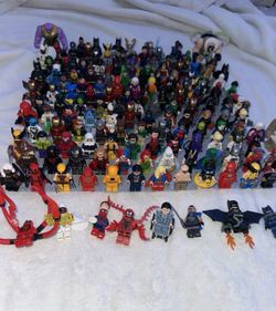 lego minifigure lot dc
