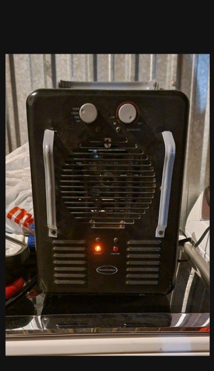HEATER AND FAN NEW