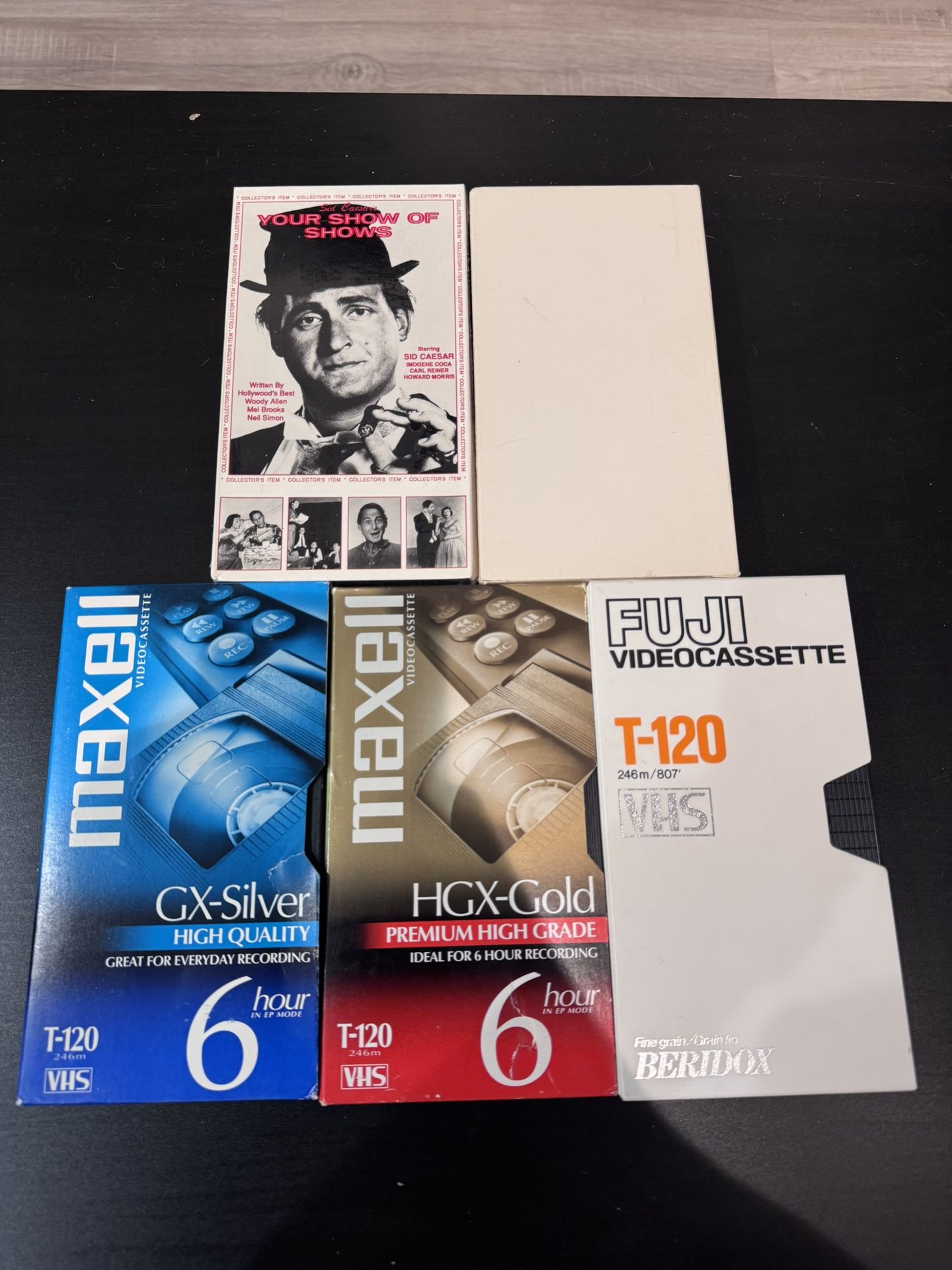 VHS tapes 