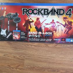 ROCKBAND 4 BAND IN A BOX NEW IN BOX