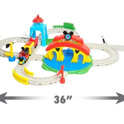 Mickey Mouse Kids Train Set With Tracks 
