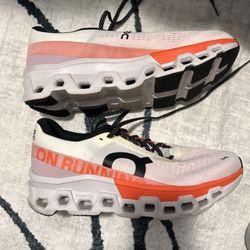 ON Cloudmonster 2 Running Sneaker Undyed Flame 3ME10121527 Men’s Size 11.5