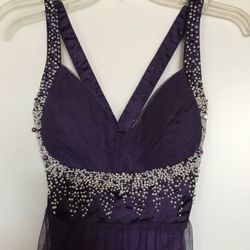 Evening Purple Dress 