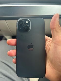 Black iPhone 15