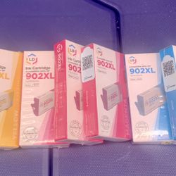 902XL Printer Ink Cartridges (New/Sealed)