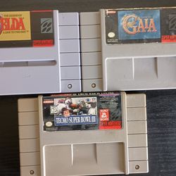Three SNES GAMES