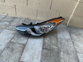 Hyundai Elantra Headlight 2011-2013, Hyundai Elantra Headlamp, Driver side front light