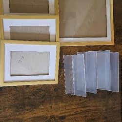 Gold Frames And Clear 